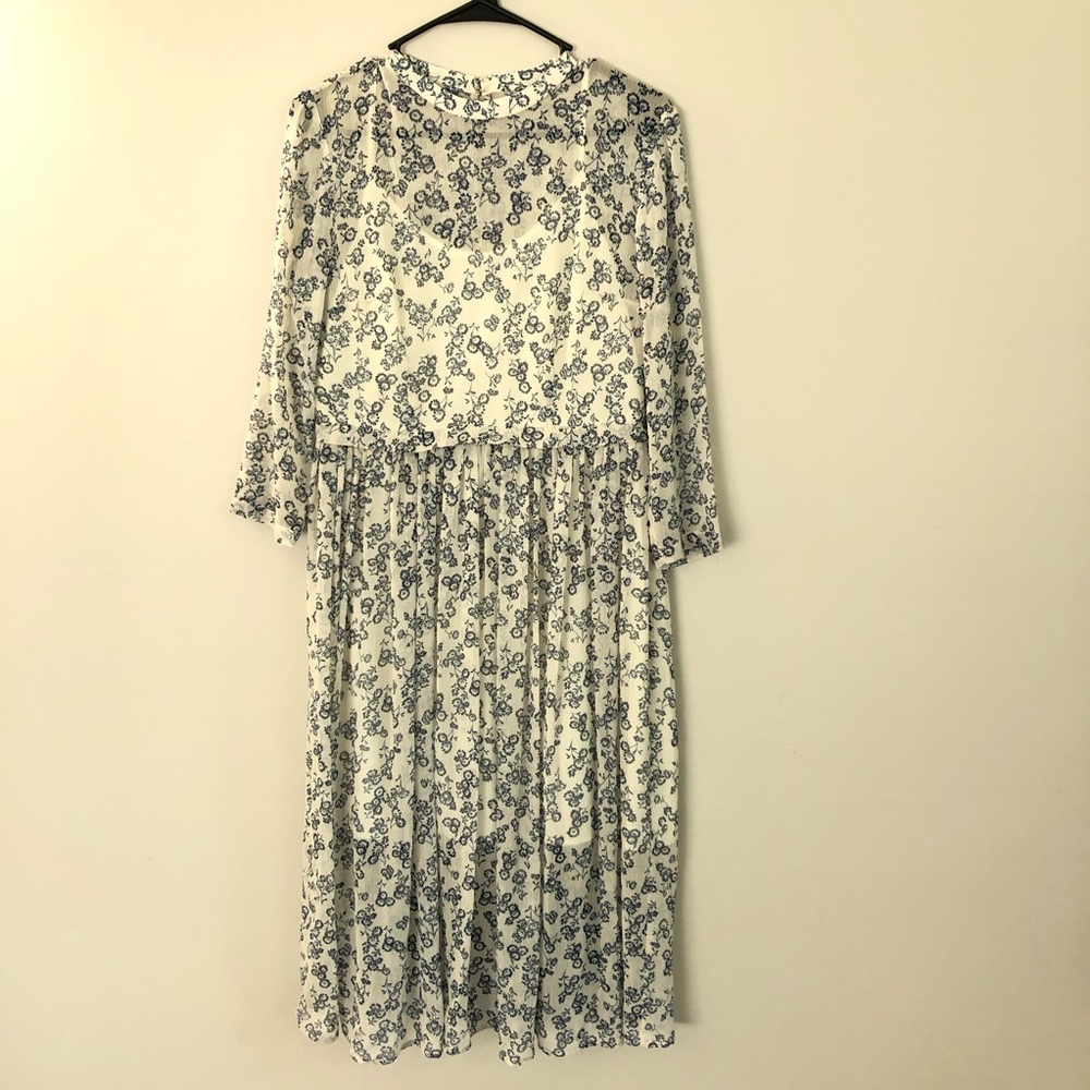Donna Morgan floral cottage core dress